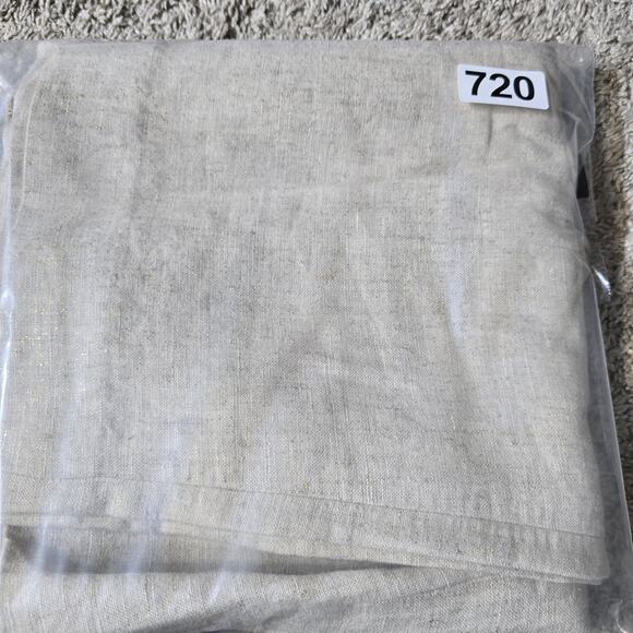 Neiman Marcus Linen Pants Sz 16 Beige Straight Leg Minimalist Resort Office - Picture 11 of 11